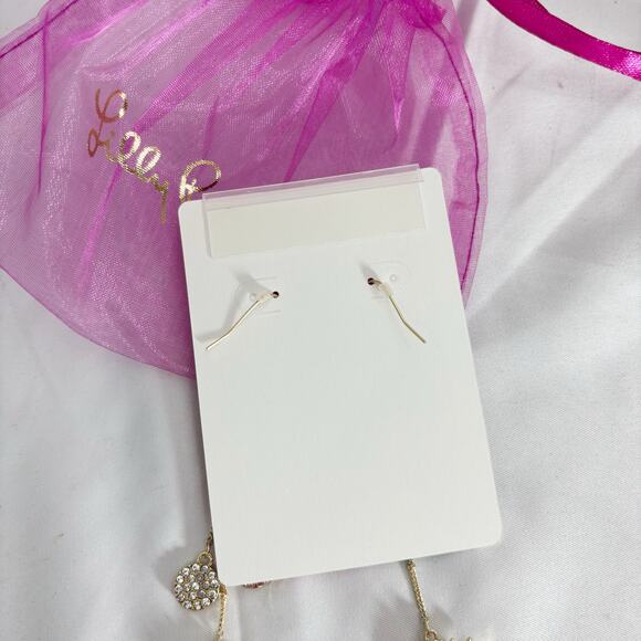 NWT Lilly Pulitzer GoldTone Fish Dangle Earrings Coastal Nautical Resort Jewelry - Picture 2 of 3